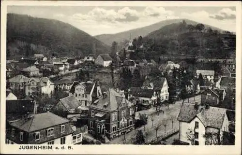 Ak Jugenheim an der Bergstraße Hessen, Totalansicht