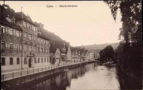 Ak Calw im Schwarzwald, Bischofstraße