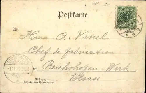 Ak Ruhrort Duisburg im Ruhrgebiet, Hafeneinfahrt, Denkmal