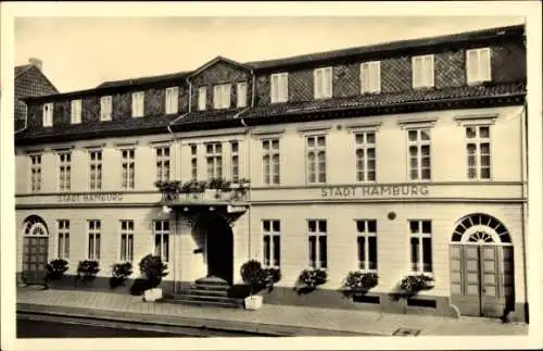 Ak Uelzen in Niedersachsen, Hotel Stadt Hamburg