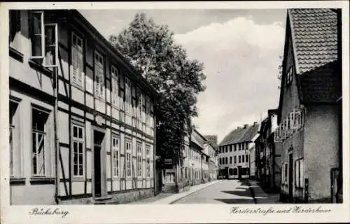 Ak Bückeburg im Kreis Schaumburg, Herderstraße, Herderhaus