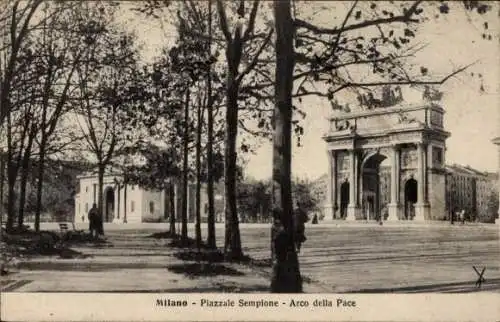 Ak Mailand Mailand Lombardei, Arco della Pace