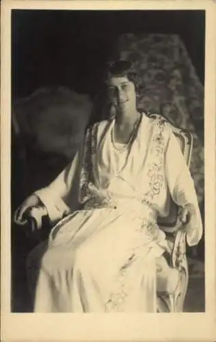 Ak Prinzessin Ernst Heinrich von Sachsen, Sophie von Luxemburg, Portrait