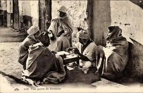 Ak Araber spielen Domino, Maghreb