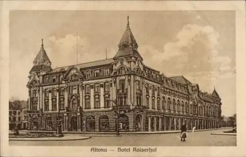 Ak Hamburg Altona, Hotel Kaiserhof