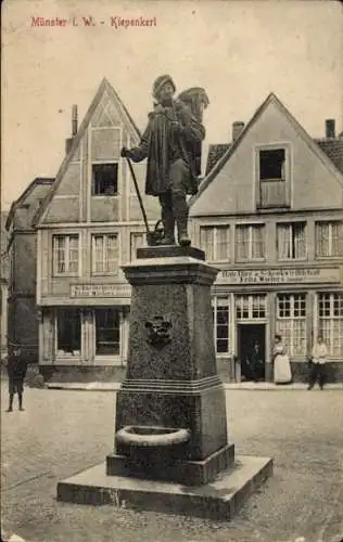 Ak Münster in Westfalen, Kiepenkerl, Schenkwirtschaft