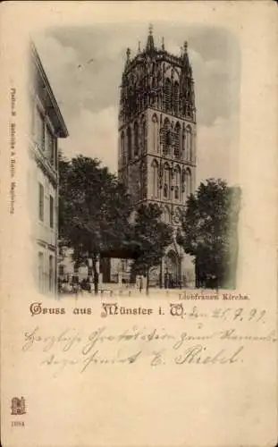 Ak Münster in Westfalen, Liebfrauen-Kirche