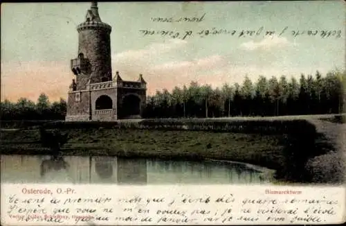 Ak Ostróda Osterode Ostpreußen, Bismarckturm