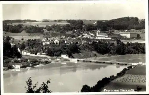 Foto Ak Gars am Inn Oberbayern, Panorama