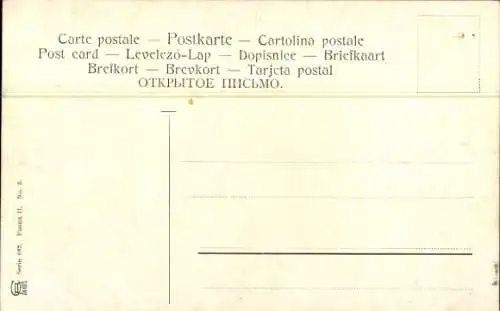 Künstler Ak Perlberg, F., Elefanten in der Savanne