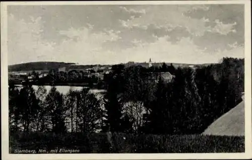 Ak Torzym Sternberg Neumark Ostbrandenburg, Panorama mit Eilangsee