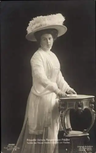 Ak Prinzessin Victoria Margarethe von Preußen, Tochter des Prinzen Friedrich Leopold, Liersch 2466
