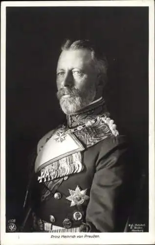 Ak Prinz Heinrich von Preußen, Portrait in Uniform, Orden