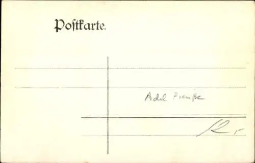 Ak Kaiserin Auguste Viktoria zu Pferde