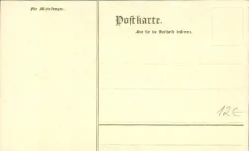 Künstler Ak Thoma, Hans, Feierabend, Mann schaut dem Sonnenuntergang zu, Künstlerbund Karlsruhe