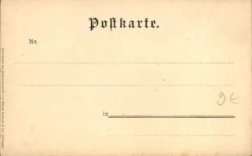 Künstler Ak Hendschel, Albert, Skizzenbuch No. 39, Überstandene Arbeit