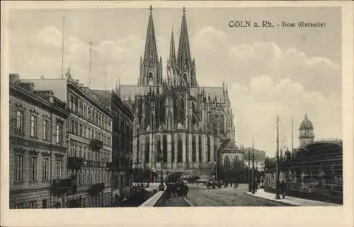 Ak Köln am Rhein, Dom Ostseite