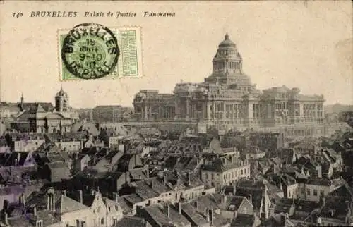Ak Brüssel Brüssel, Gerichtsgebäude, Panorama