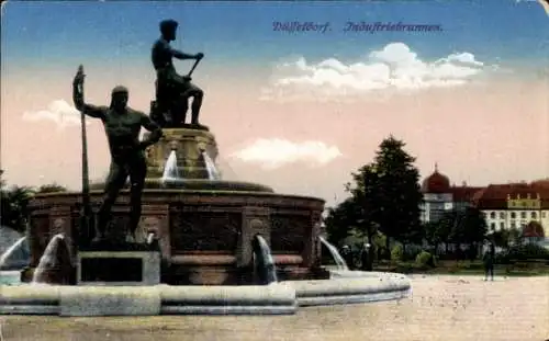 Ak Düsseldorf am Rhein, Industriebrunnen