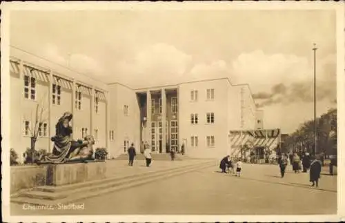 Ak Chemnitz in Sachsen, Stadtbad