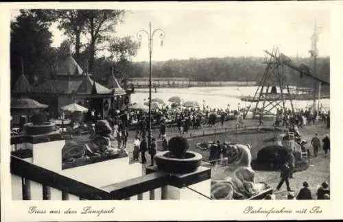 Ak Berlin Wilmersdorf Halensee, Lunapark