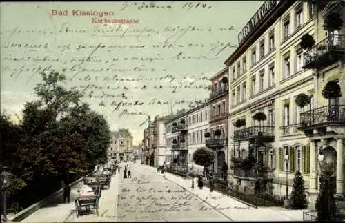 Ak Bad Kissingen, Kurhausstraße, Hotel Victoria