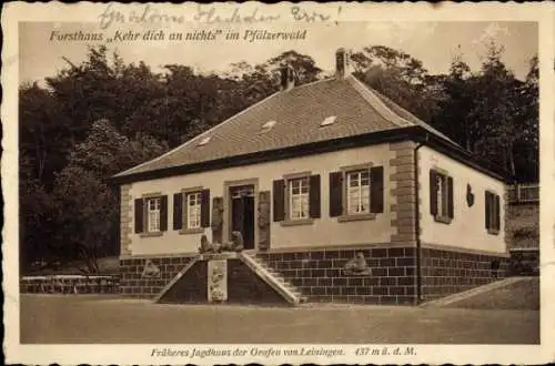 Ak Bad Dürkheim in der Pfalz, Forsthaus Kehr dich an nichts, Kehrdichannichts, Jagdschloss Leiningen