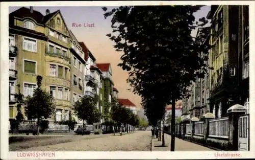 Ak Ludwigshafen am Rhein, Lisztstraße