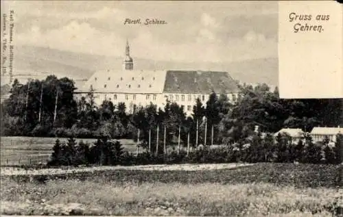 Ak Gehren Ilmenau in Thüringen, fürstliches Schloss