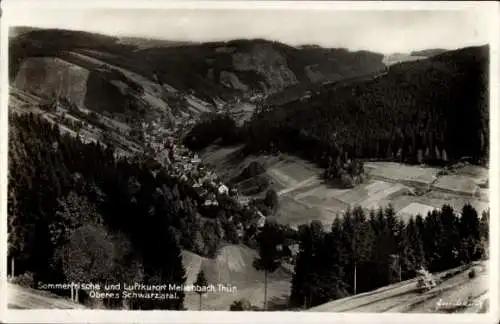 Ak Mellenbach Glasbach im Schwarzatal Thüringen, Oberes Schwarzatal