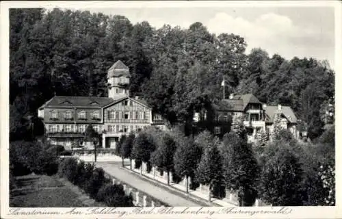 Ak Bad Blankenburg in Thüringen, Sanatorium Am Goldberg