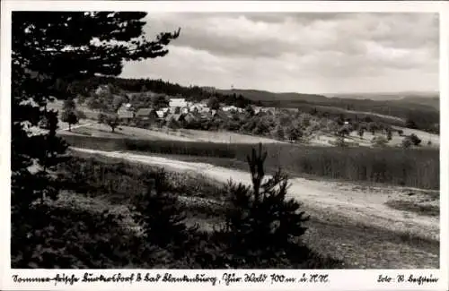 Ak Burkersdorf Saalfelder Höhe Saalfeld an der Saale Thüringen, Panorama