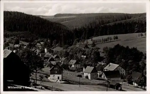 Ak Wildenthal Eibenstock im Erzgebirge, Gesamtansicht