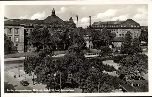 Ak Berlin Wedding, Augustenburger Platz, Rudolf Virchov Krankenhaus