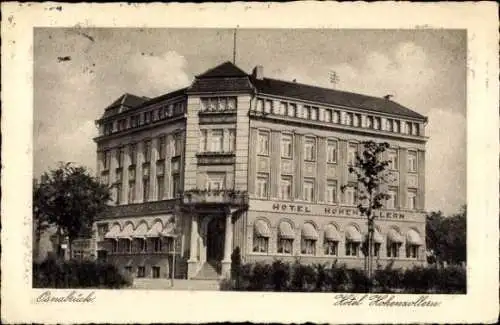 Ak Osnabrück in Niedersachsen, Hotel Hohenzollern, Inh. Wilh. E. Meyerrose