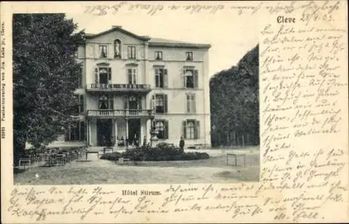 Ak Bad Cleve Kleve am Niederrhein, Hotel Stirum