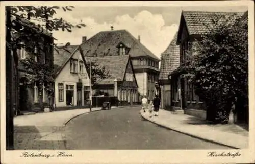 Ak Rotenburg in Hannover Rotenburg an der Wümme, Kirchstraße