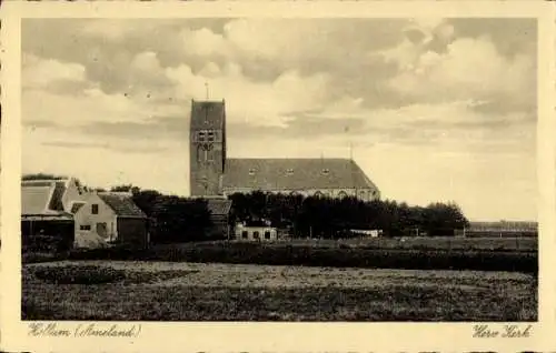 Ak Hollum Ameland Fryslân Niederlande, Kirche