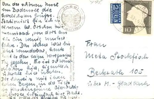 Ak Insel Mainau im Bodensee, Rosengarten