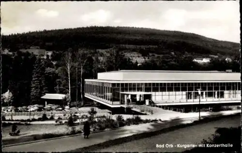 Ak Bad Orb im Spessart Hessen, Kurgarten, Konzerthalle