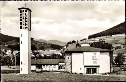 Ak Baiersbronn im Schwarzwald, Katholische Kirche Maria Königin der Apostel