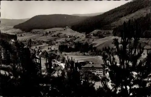 Ak Tonbach Baiersbronn im Schwarzwald, Panorama, Gasthof und Pension zur Tanne