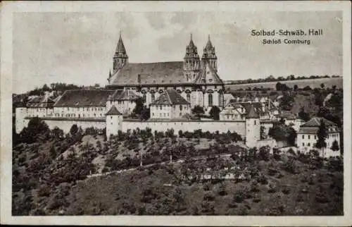 Ak Schwäbisch Hall in Württemberg, Schloss Comburg