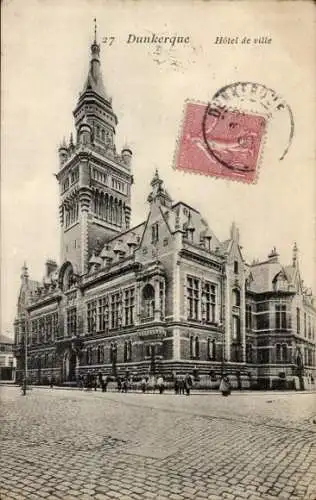 Ak Dunkerque Dünkirchen Nord, Rathaus