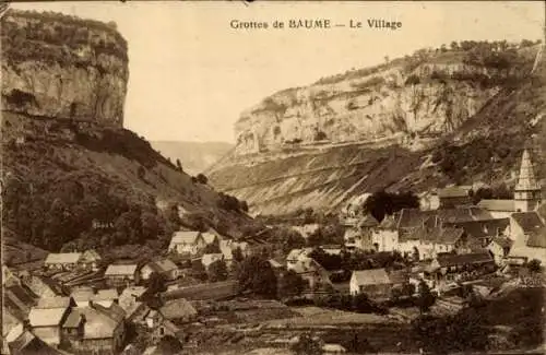 Ak Baume les Messieurs Jura, Grottes de Baume