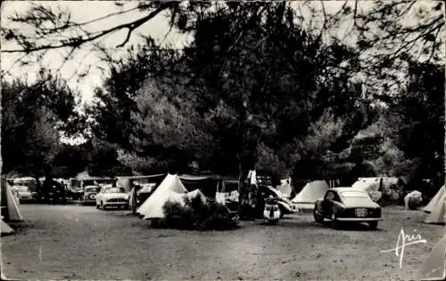 Ak Sanary sur Mer Var, La Guorguette, Camping Les Girelles