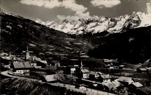 Ak Le Grand Bornand Haute Savoie, vue generale, Chaine des Aravis