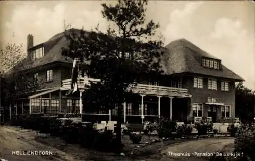 Ak Hellendoorn-Overijssel, Teehaus Pension De Uitkijk