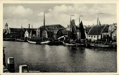 Ak Urk Flevoland Niederlande, Westhaven