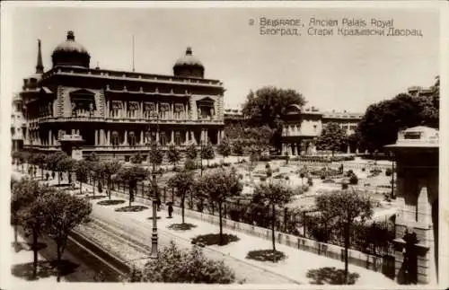 Ak Belgrad Belgrad Serbien, Alter Königspalast